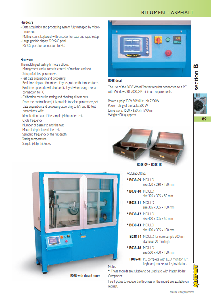Matest laboriseadmete tootekataloog, lk 89