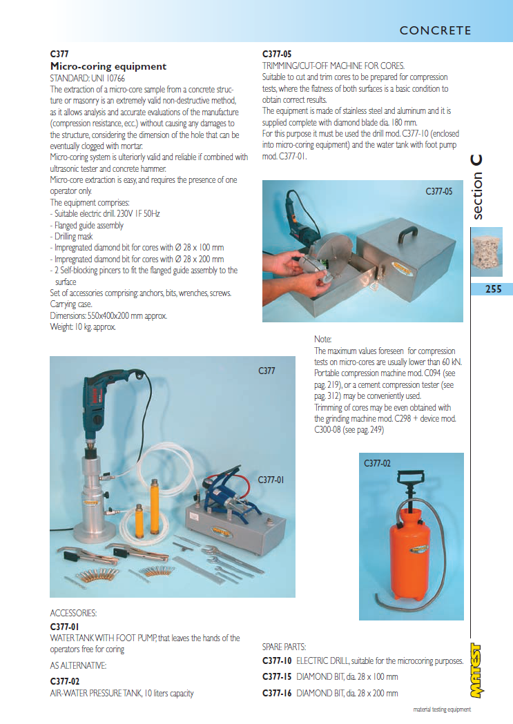 Matest laboriseadmete tootekataloog, lk 255