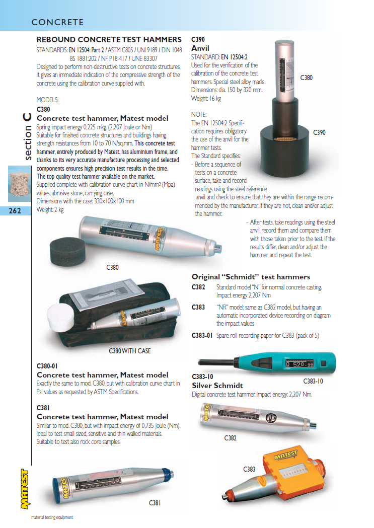 Matest laboriseadmete tootekataloog, lk 262