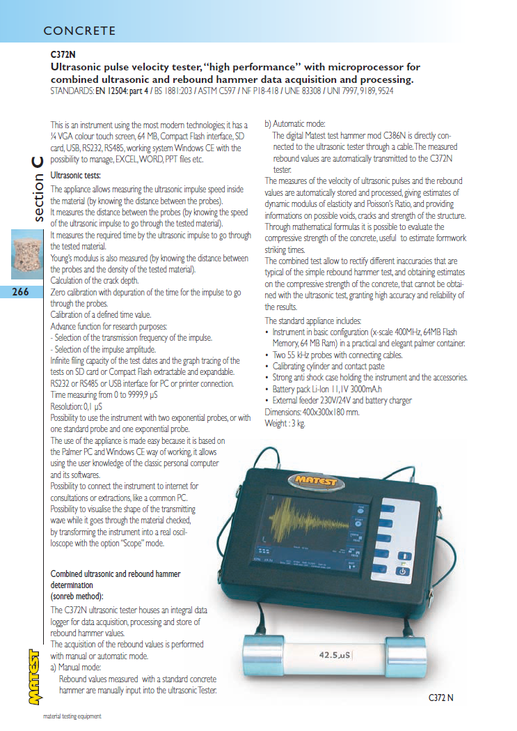 Matest laboriseadmete tootekataloog, lk 266