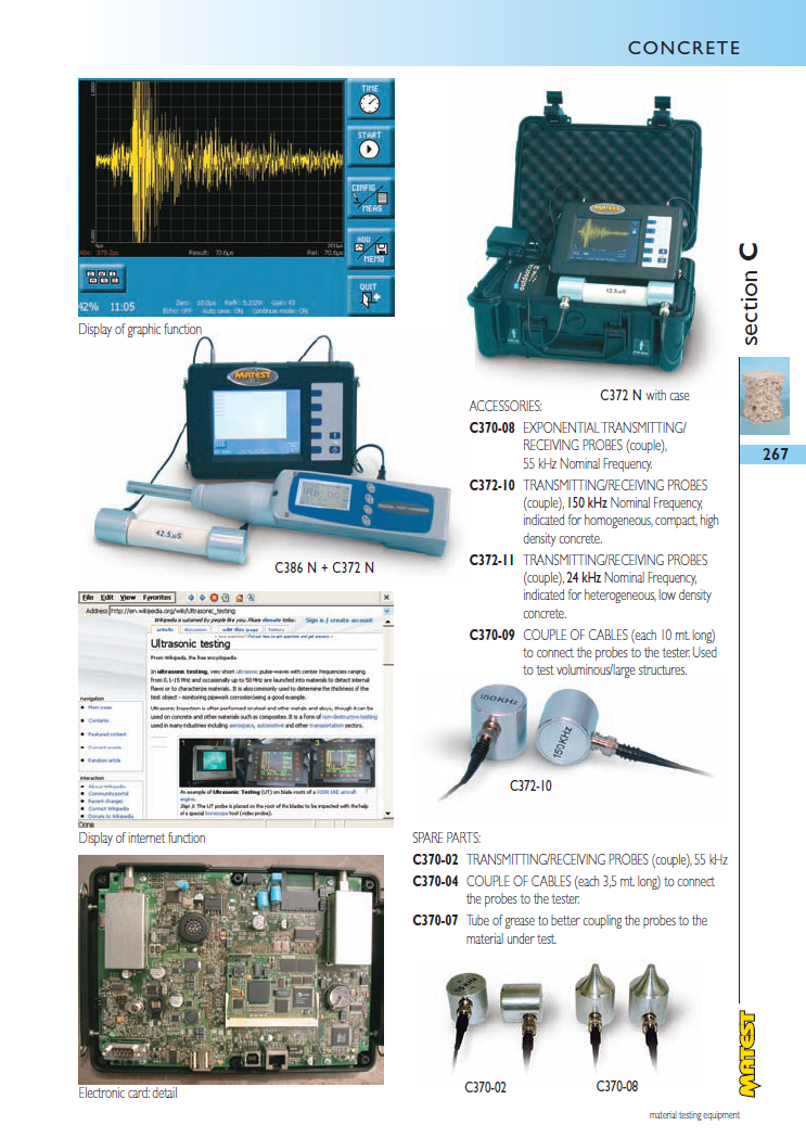 Matest laboriseadmete tootekataloog, lk 267