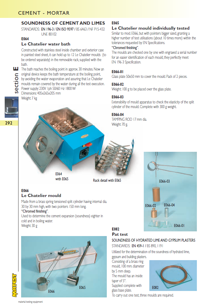 Matest laboriseadmete tootekataloog, lk 292